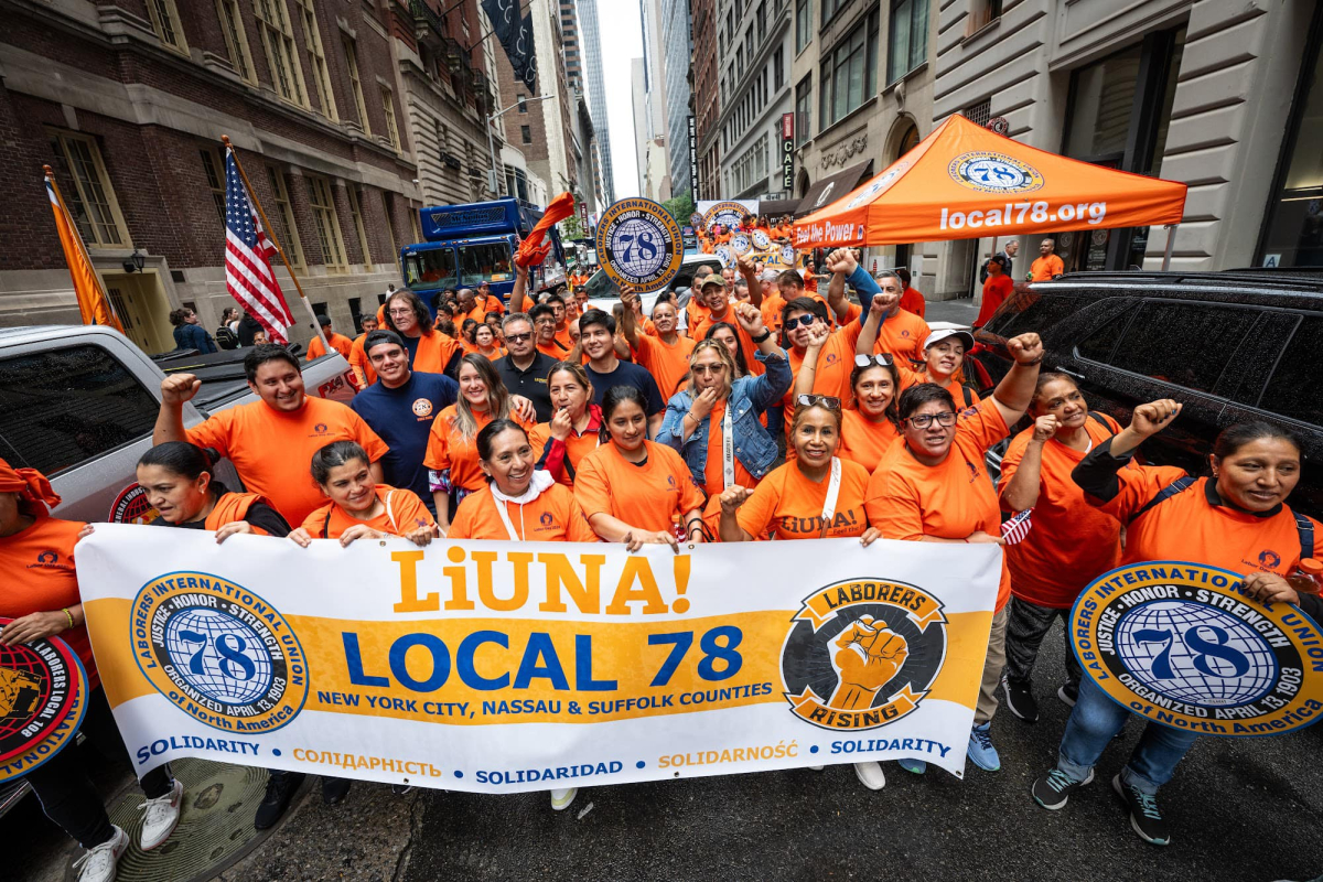 Worker Solidarity Is the Best Strategy to Defeat Rising Fascism LiUNA Local 78 members participated in the 2024 NYC Labor Day Parade on September 7.